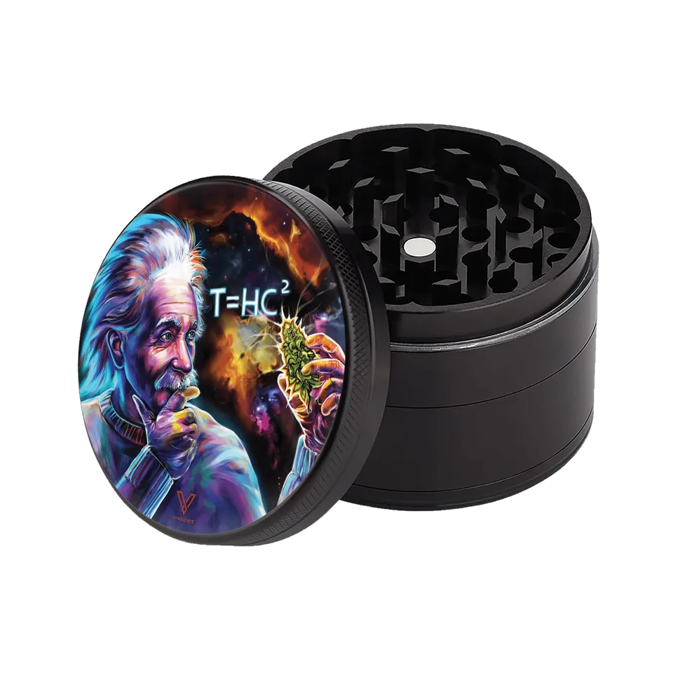 v-syndicate-t-hc2-einstein-black-hole-grinder-55mm-non-stick-4-teilig image 1