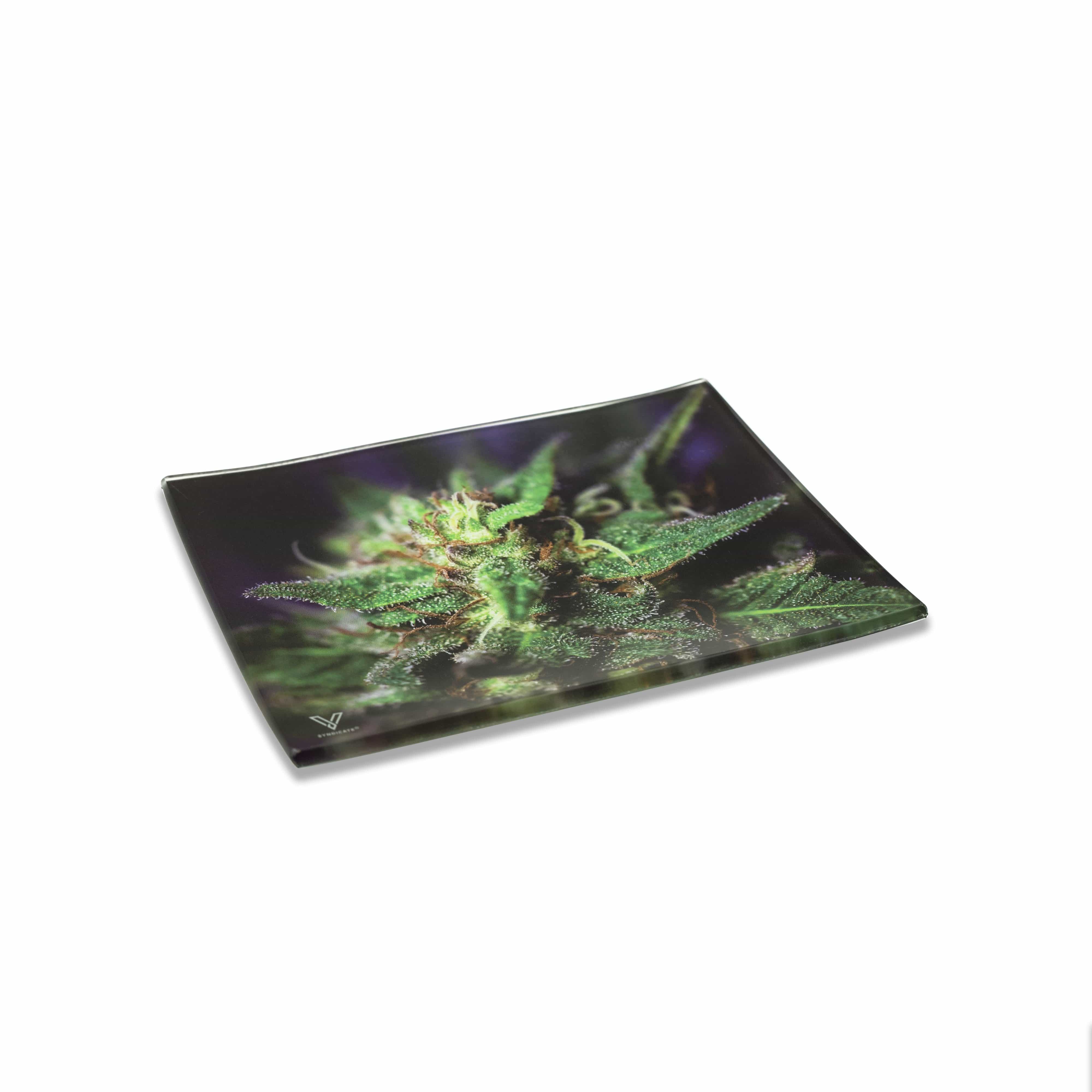v-syndicate-glass-rollin-tray-blue-dream-drehtablett-glas image 2
