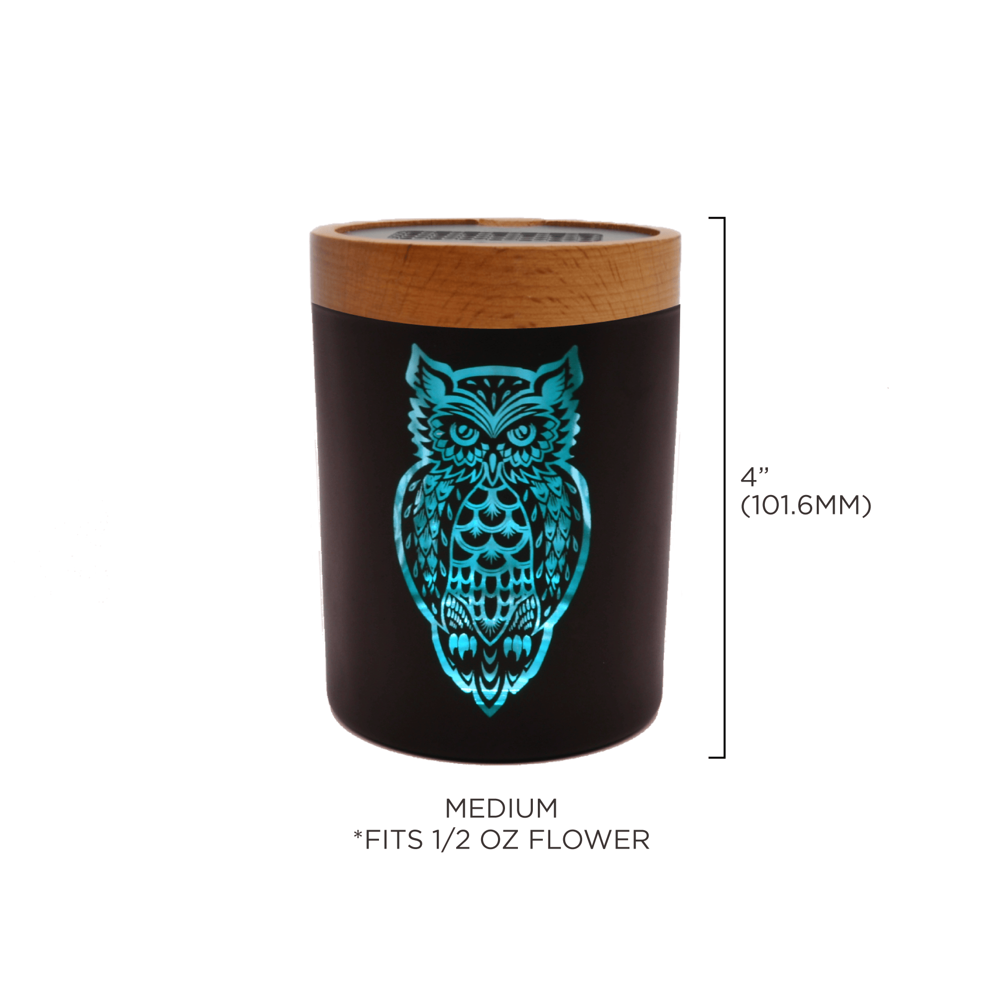 v-syndicate-solestash-owllusion-turquoise-grinderbox-small-luftdicht image 5