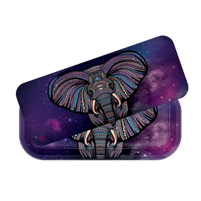 v-syndicate-elephant-3d-roll-n-go-tray-small-metall-mit-deckel image 1