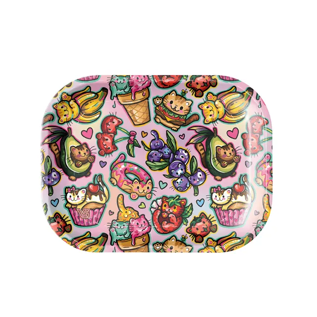 v-syndicate-kibbles-kits-metal-rollin-tray-drehtablett-small image 1