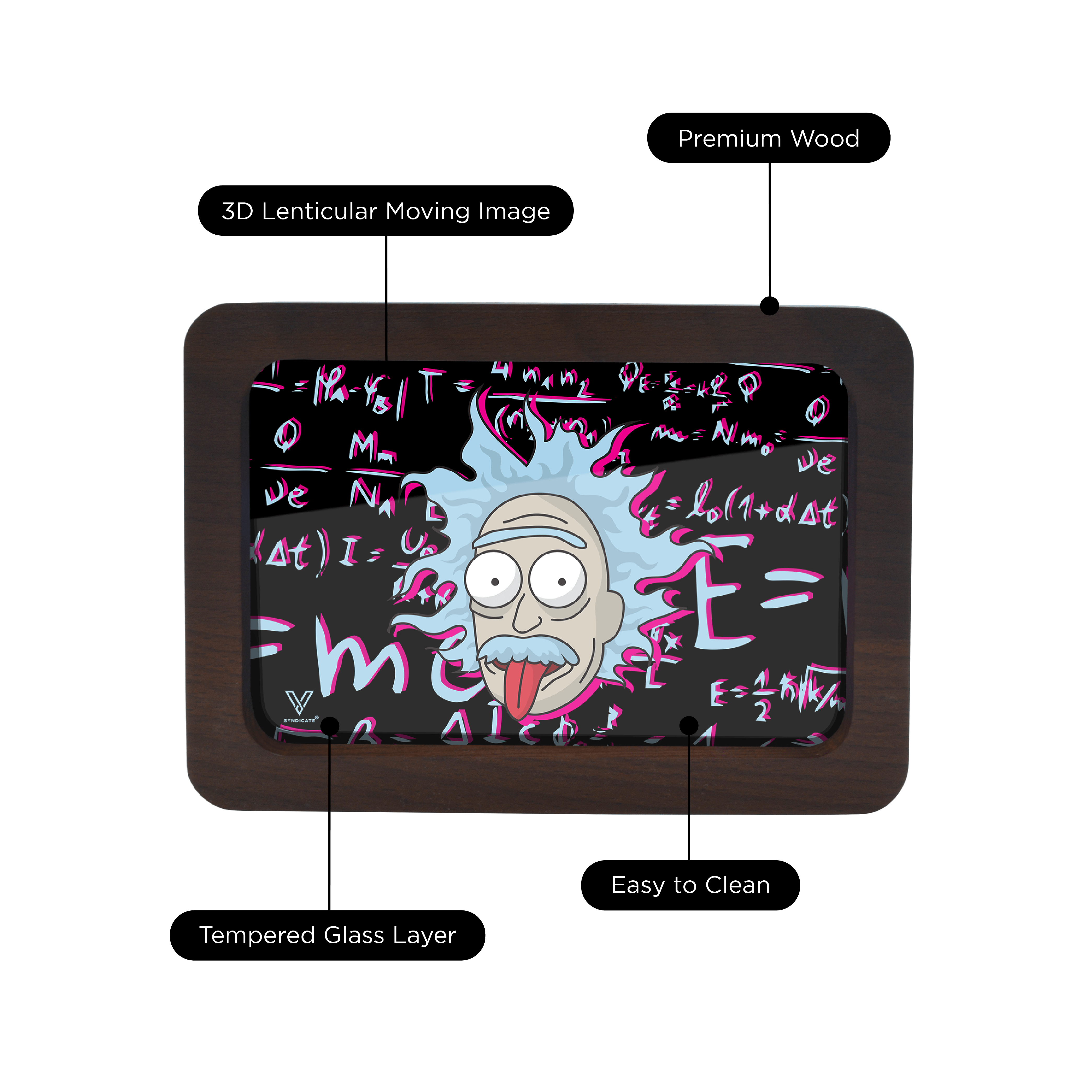 v-syndicate-3d-hd-wood-tray-filthy-genius-drehtablett-small image 4