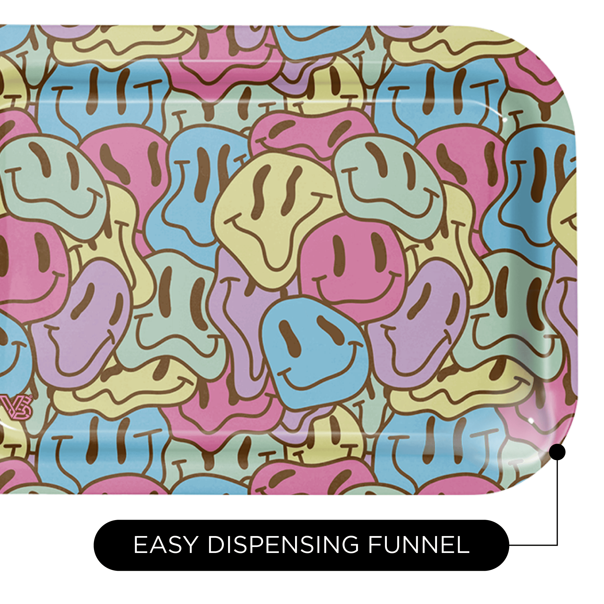 v-syndicate-duotray-smiley-drehtablett-2-in-1-mit-aschenbecher image 5