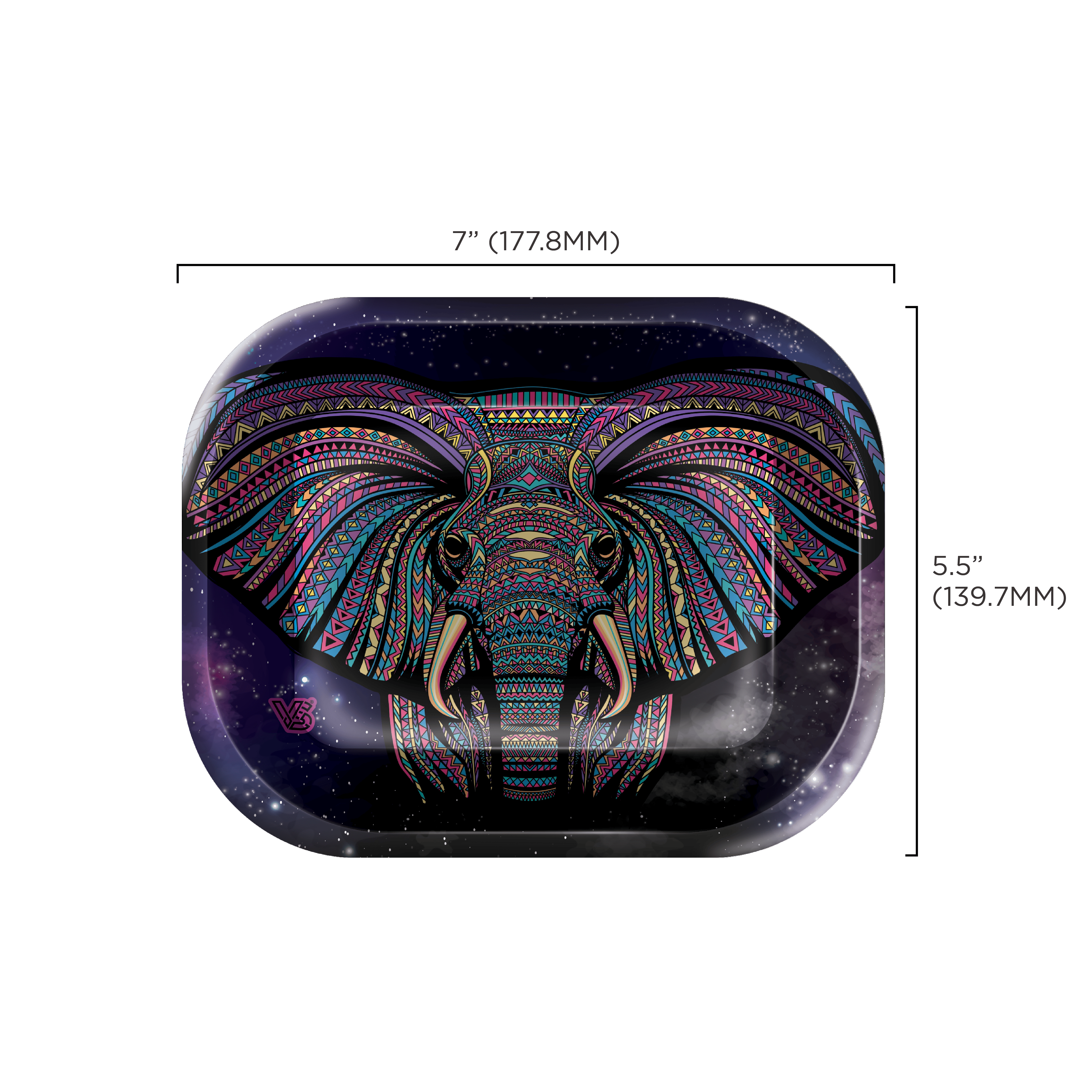 v-syndicate-elephant-3d-roll-n-go-tray-small-metall-mit-deckel image 8