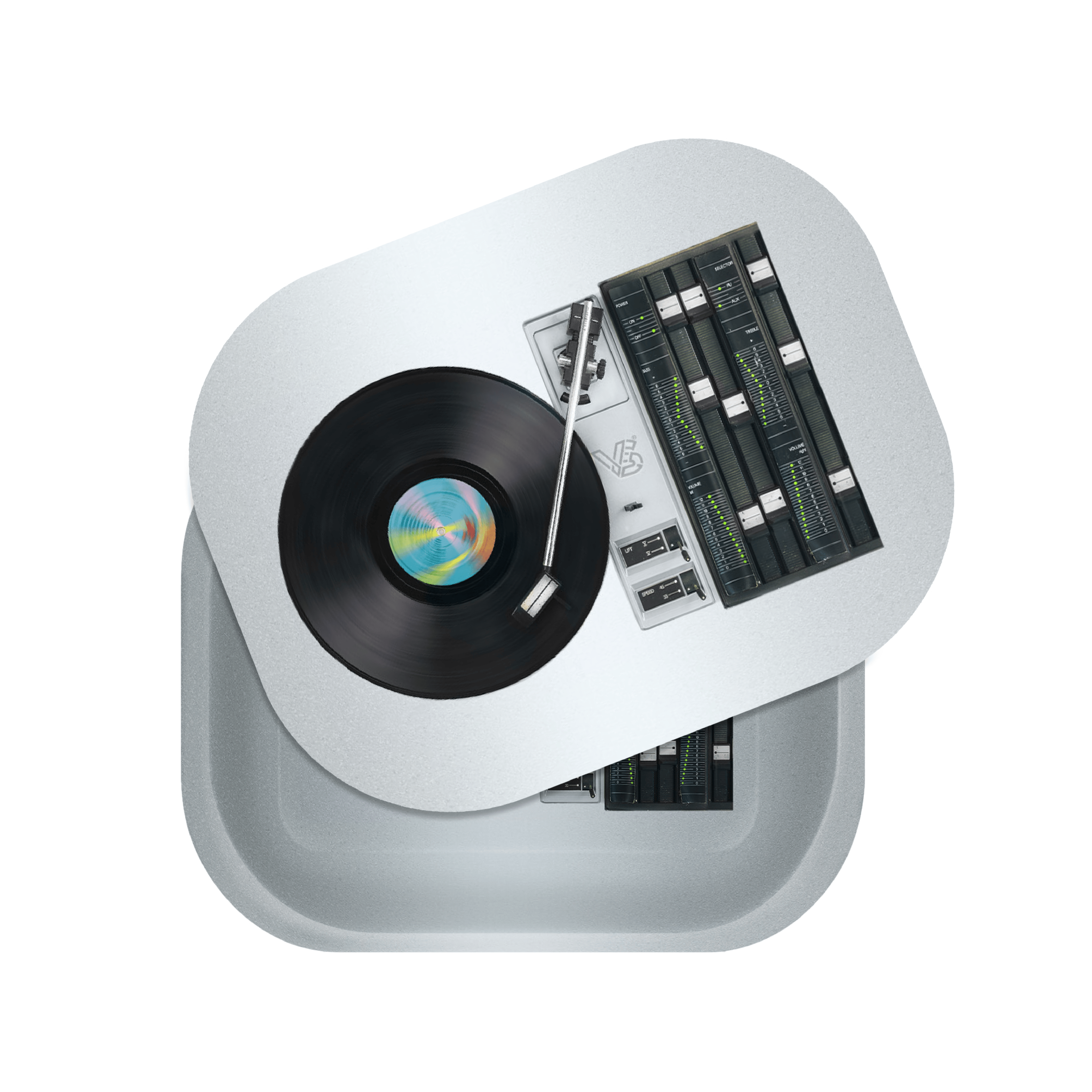 v-syndicate-roll-n-go-record-player-3d-drehtablett-small-mit-magnetdeckel image 4