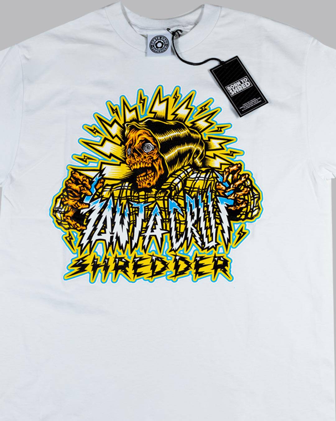 santa-cruz-shredder-shocker-skull-t-shirt-schwarz-gr-m-baumwolle image 5