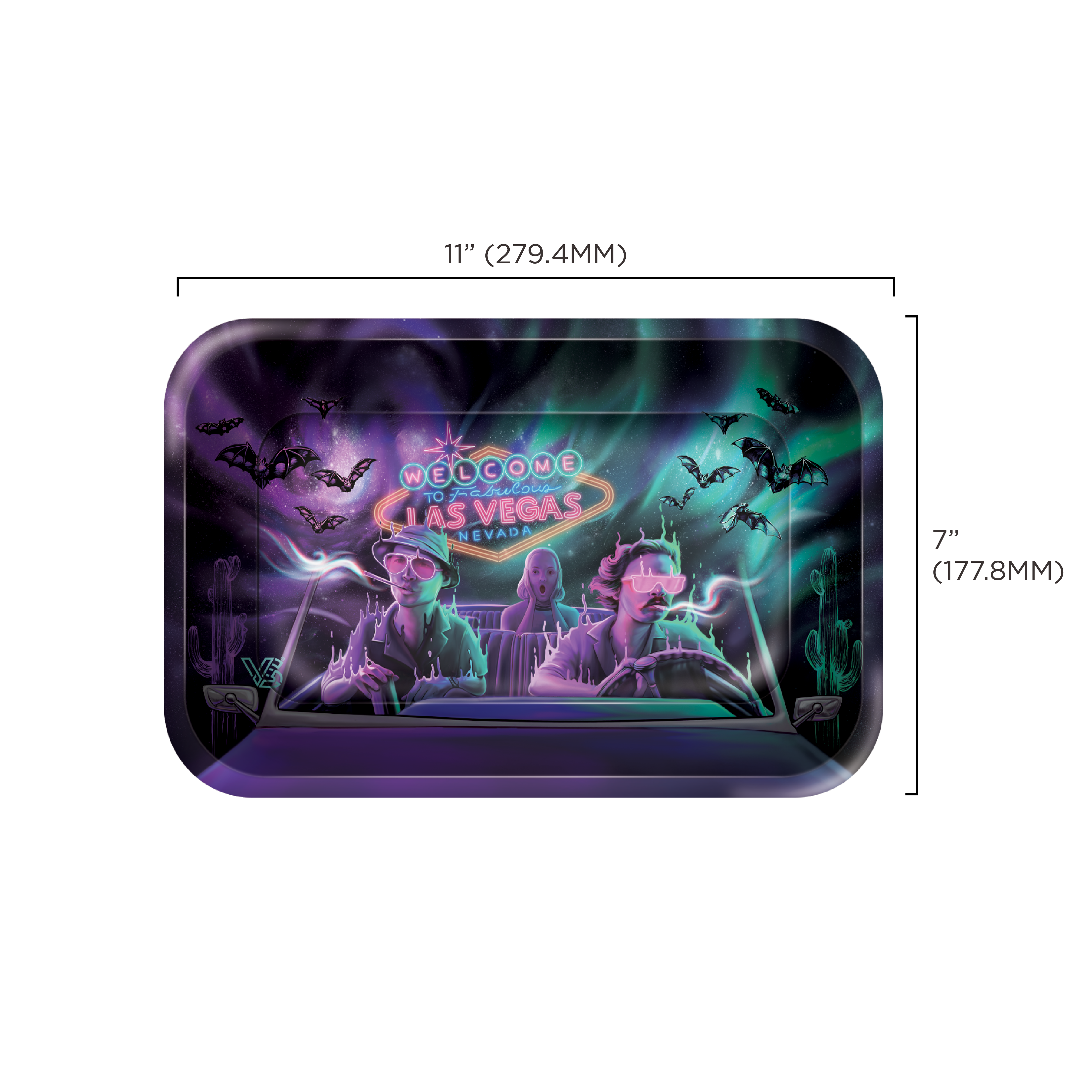 v-syndicate-roll-n-go-bat-country-drehtablett-medium-magnetdeckel image 5