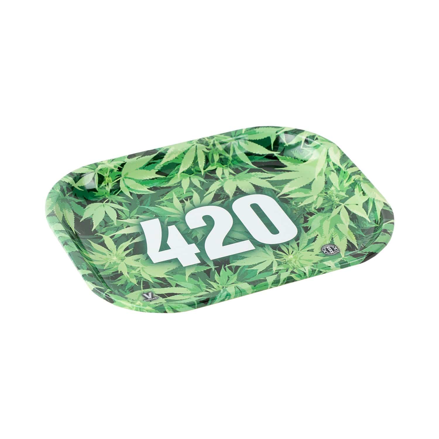 v-syndicate-metal-rollin-tray-420-green-drehtablett-small-metall image 4