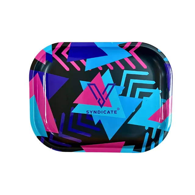 v-syndicate-metal-rollin-tray-retro-drehtablett-small-metall image 1