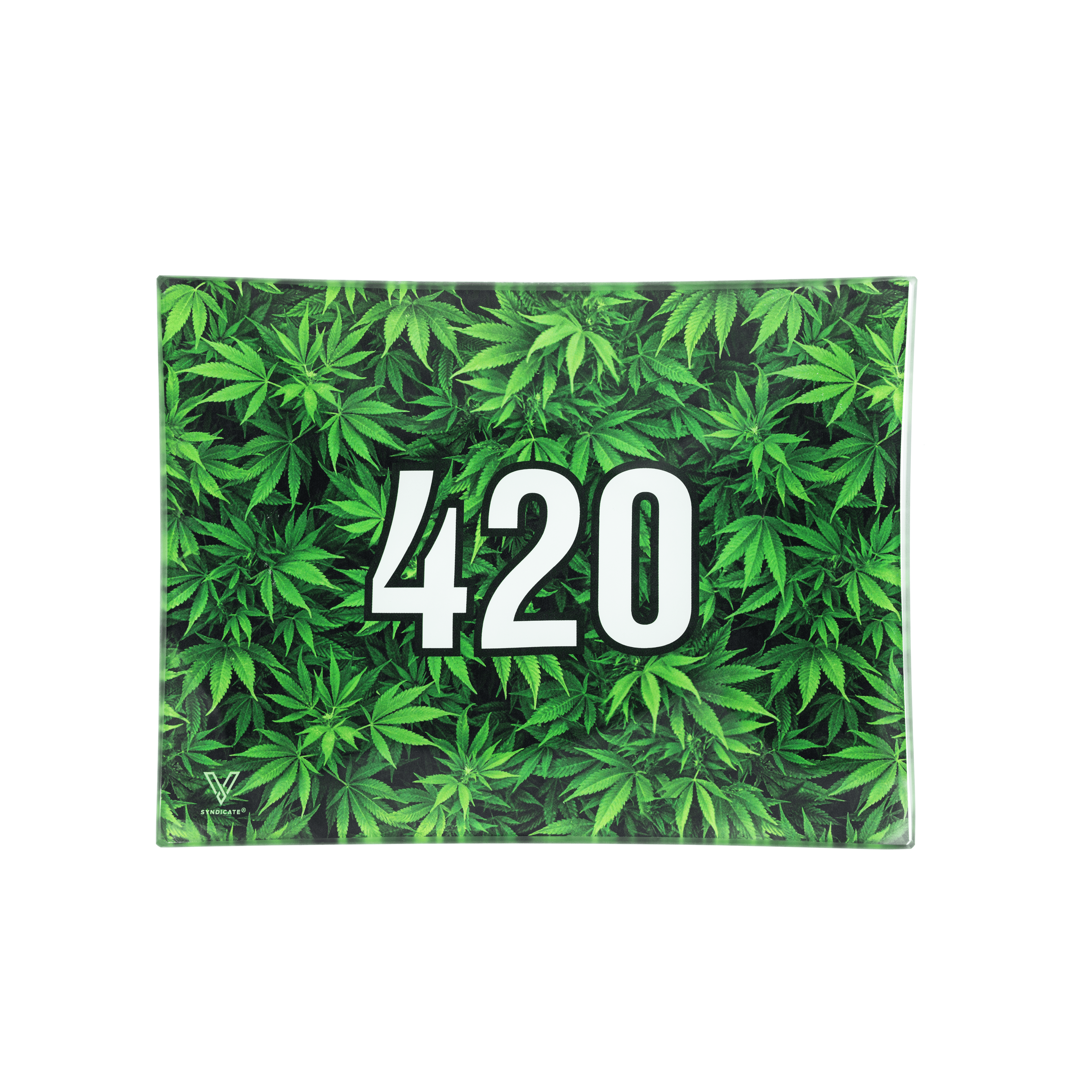 v-syndicate-glass-rollin-tray-420-green-glastablett-small image 1