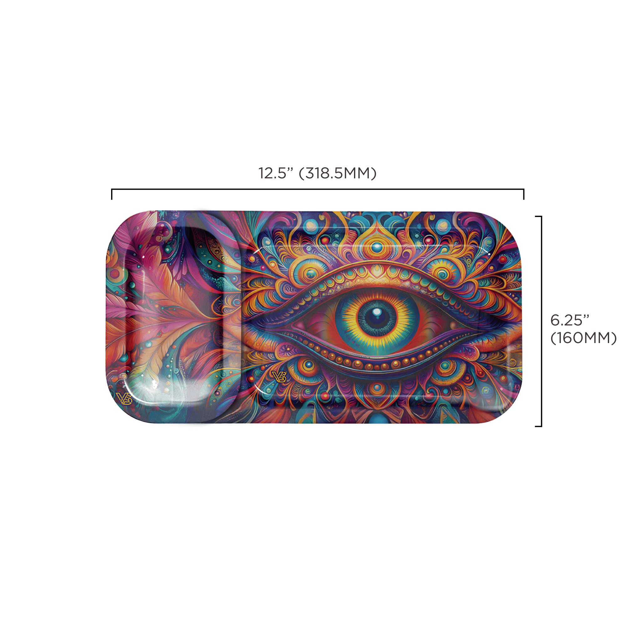 v-syndicate-eye-duotray-2-in-1-metall-tray-mit-aschenbecher image 3