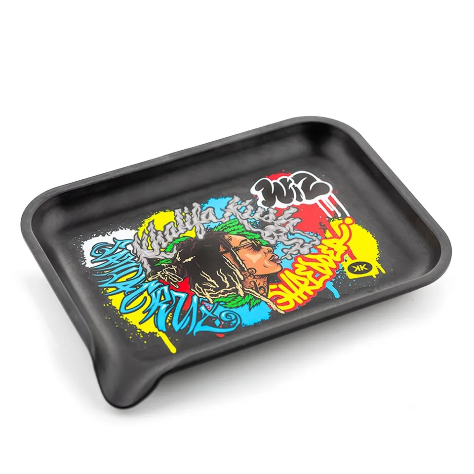 santa-cruz-shredder-hemp-tray-small-khalifa-kush-tablett-schwarz image 1
