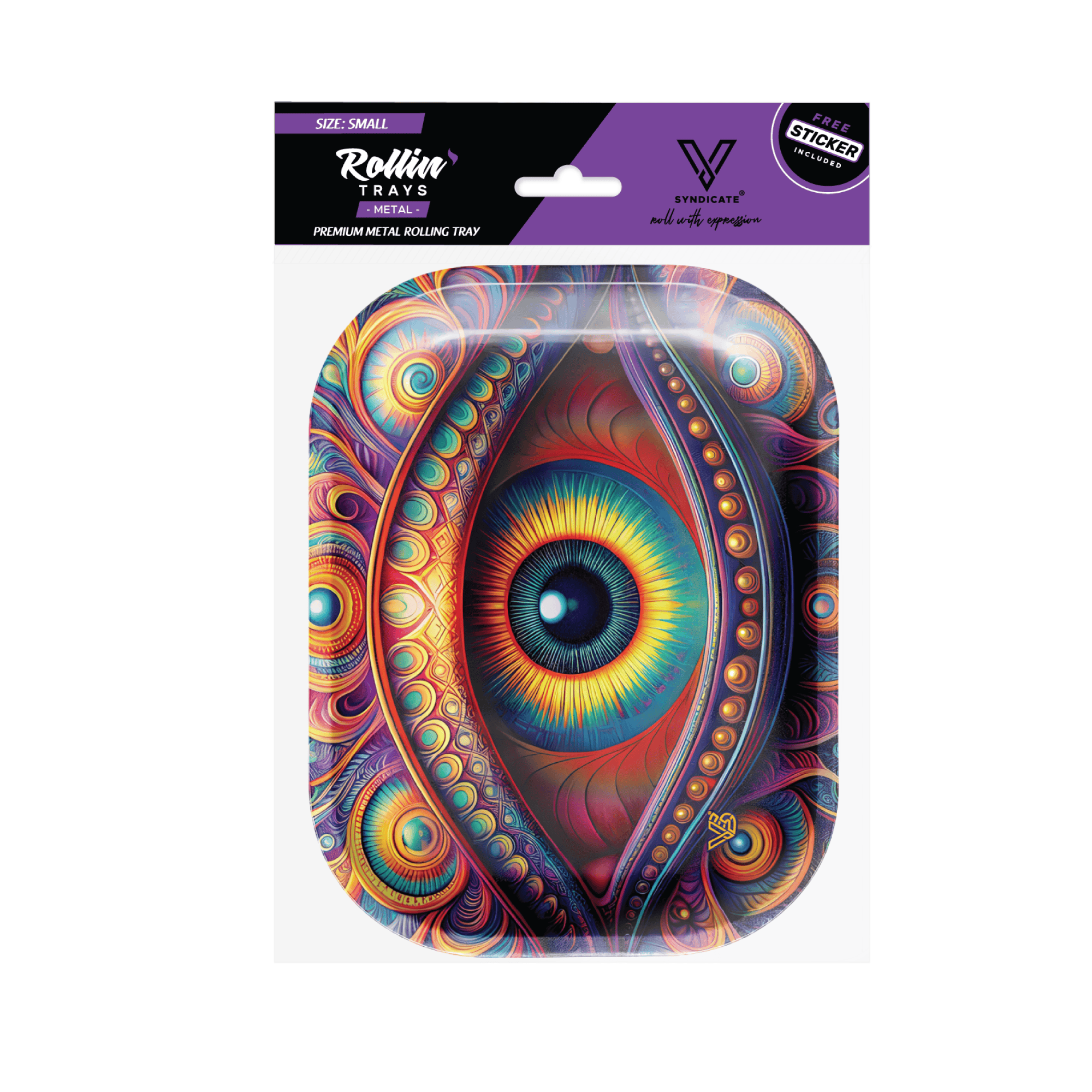 v-syndicate-metal-rollin-tray-eye-drehtablett-small image 4