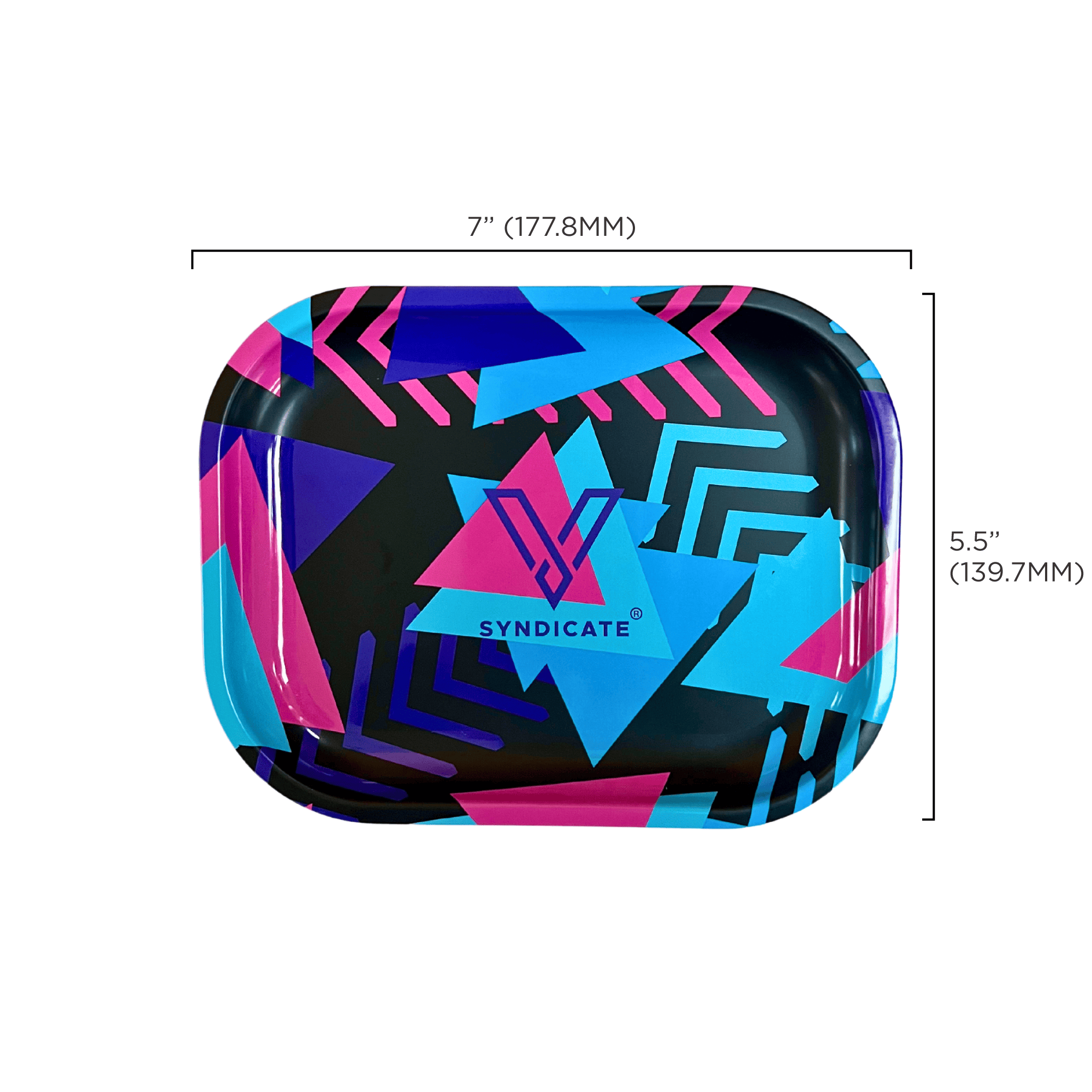 v-syndicate-metal-rollin-tray-retro-drehtablett-small-metall image 2