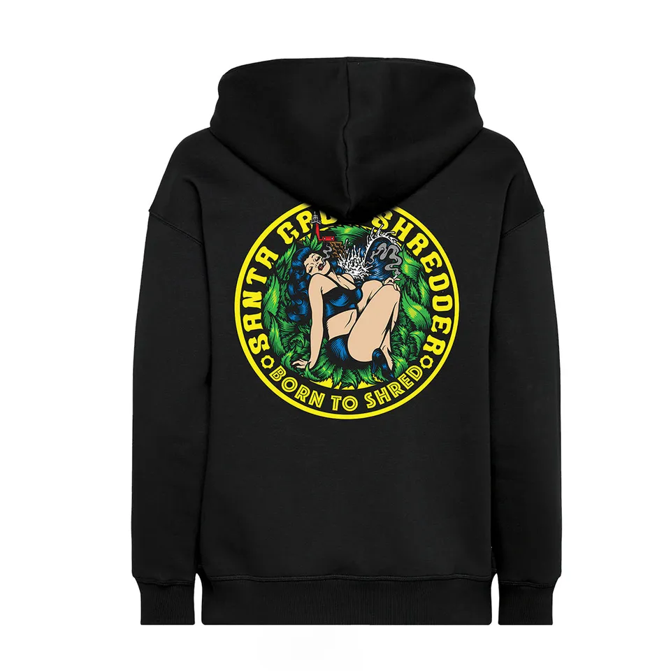 santa-cruz-shredder-signature-series-pinup-hoodie-schwarz-baumwolle image 1