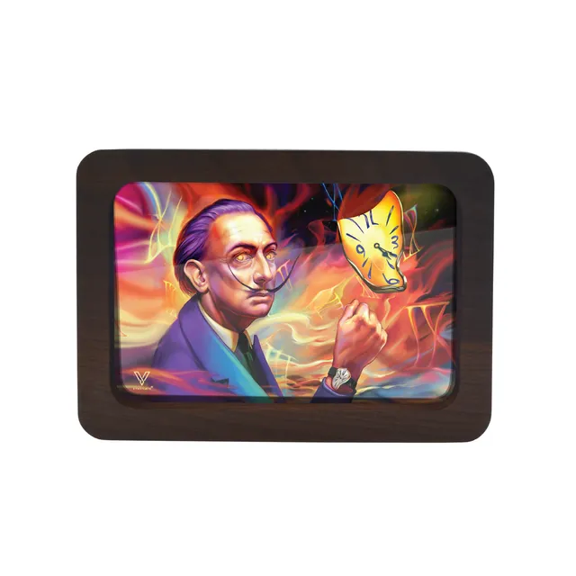 v-syndicate-3d-hd-wood-tray-dalirious-drehtablett-klein-holz-3d image 1