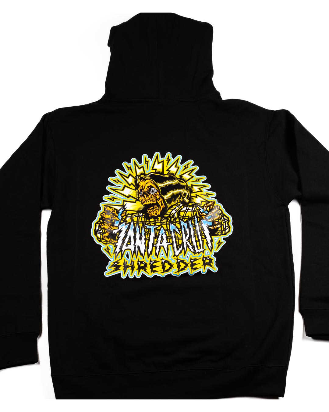 santa-cruz-shredder-shocker-skull-hoodie-schwarz-gr-l-baumwolle image 2