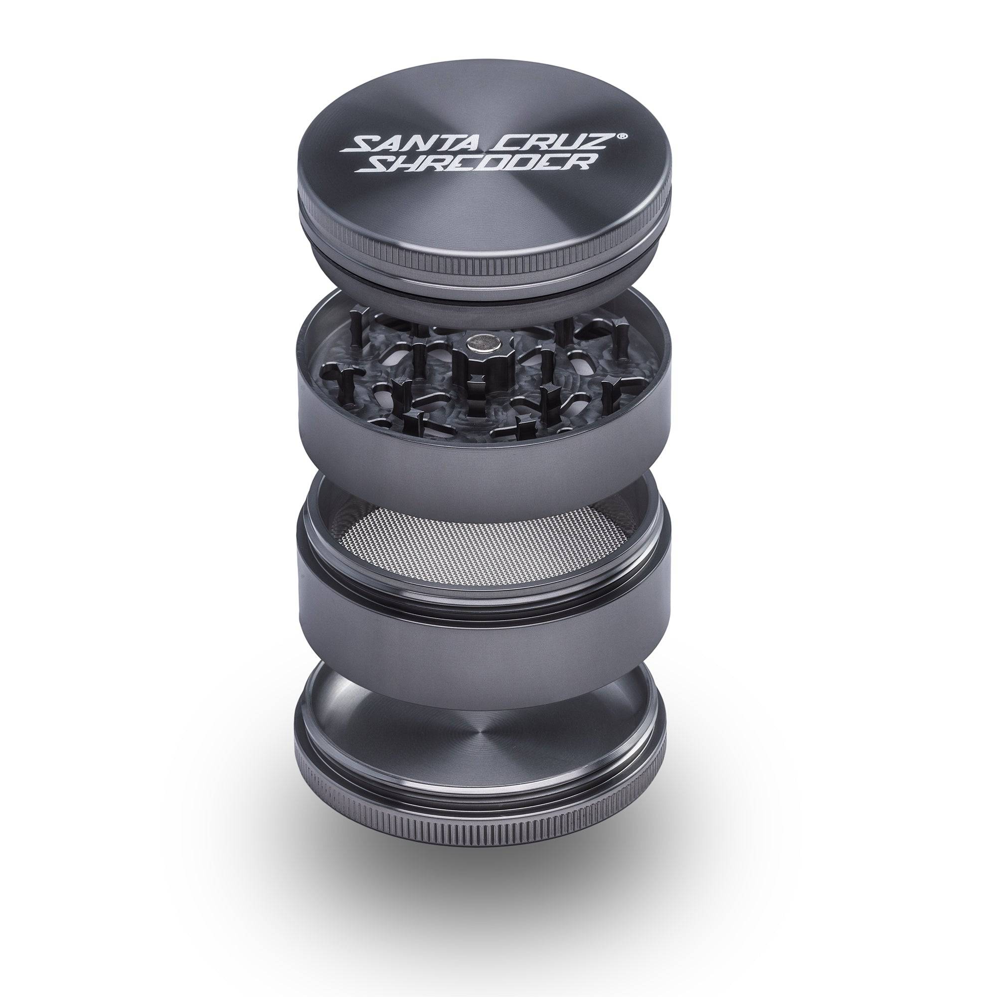 santa-cruz-shredder-aluminum-grinder-large-4-teilig-grau image 1