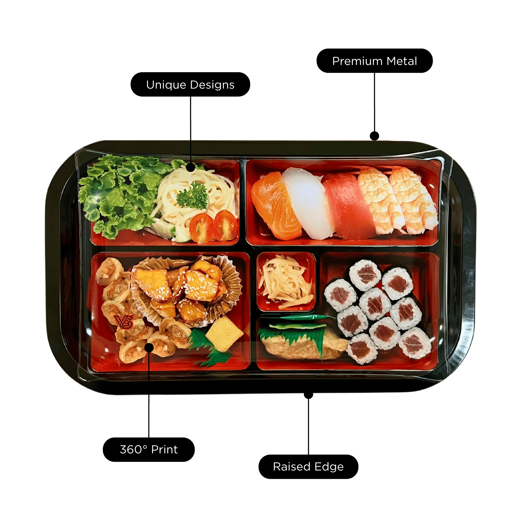 v-syndicate-metal-rollin-tray-bento-box-drehtablett-small-metall image 6