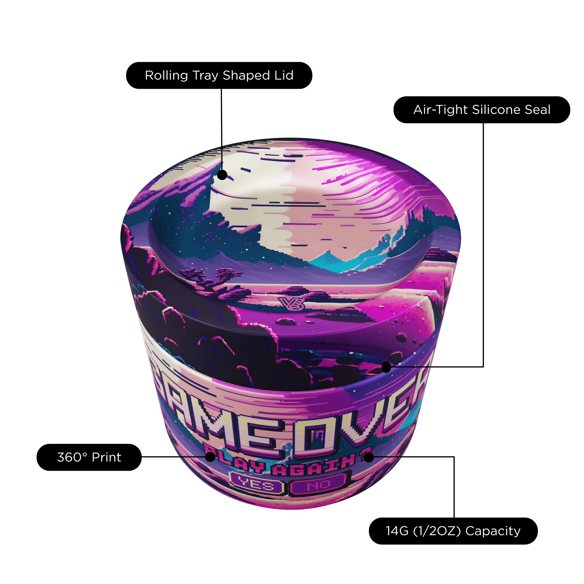 v-syndicate-syndicase-360-game-over-aufbewahrungsdose-klein image 6