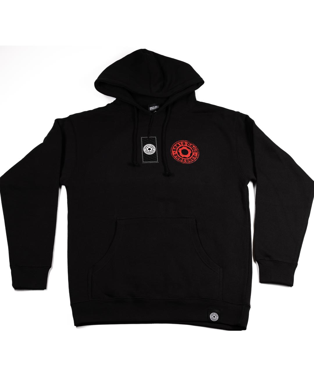 santa-cruz-shredder-signature-cog-hoodie-l-schwarz-rotes-logo image 3