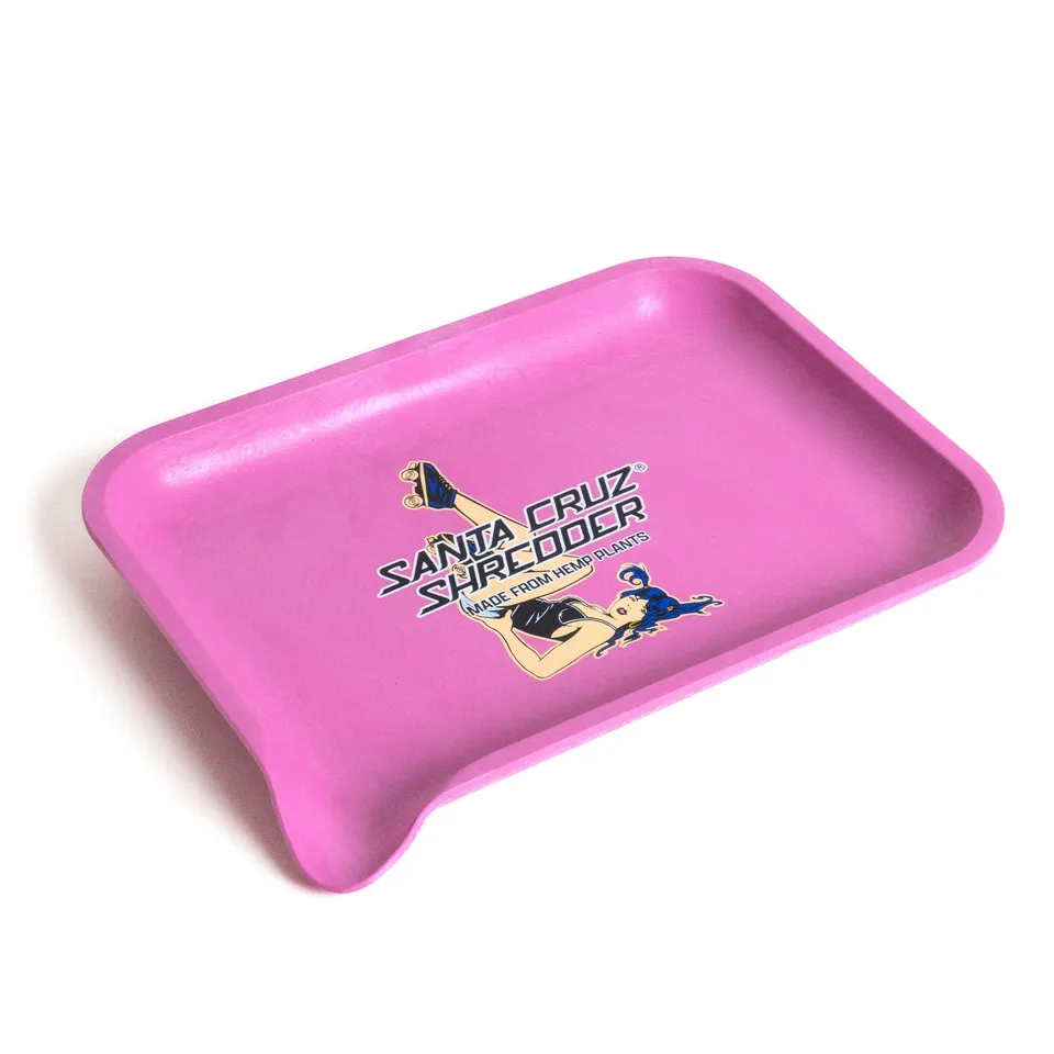 santa-cruz-shredder-hemp-tray-small-roller-girl-tablett-schwarz image 1