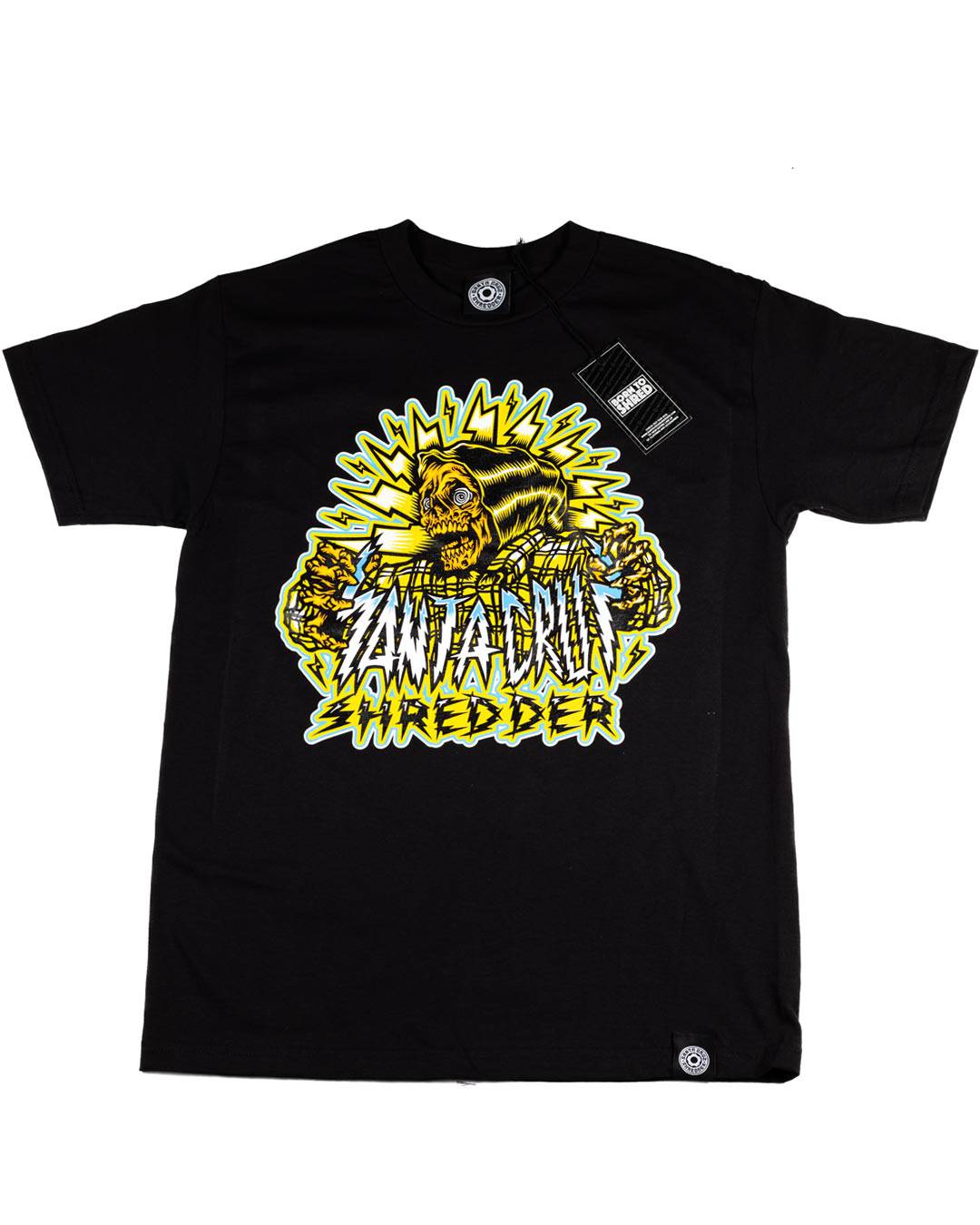 santa-cruz-shredder-shocker-skull-t-shirt-schwarz-gr-m-baumwolle image 3