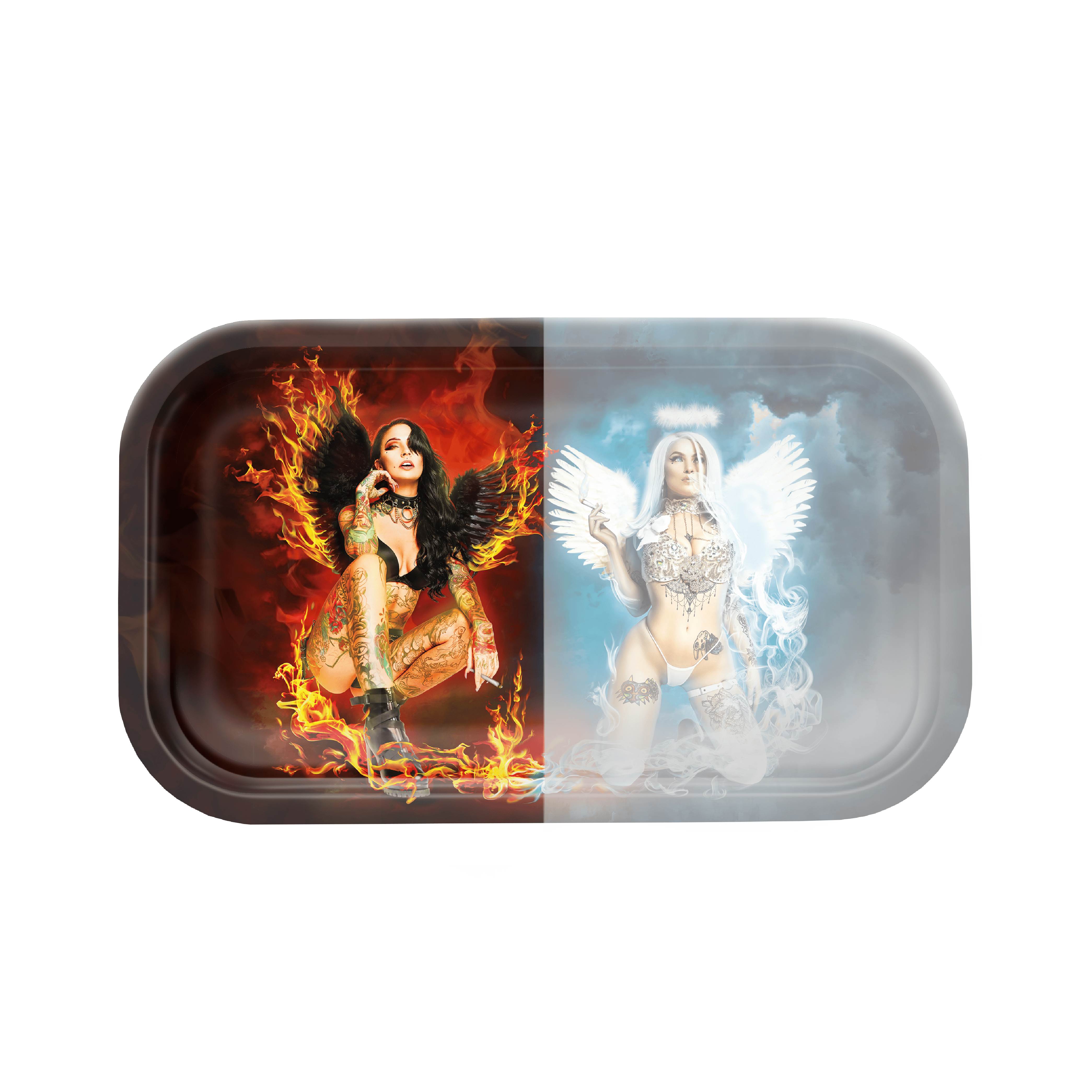 v-syndicate-hybrid-rollin-tray-devil-vs-angel-drehtablett-small-silikonmatte image 5