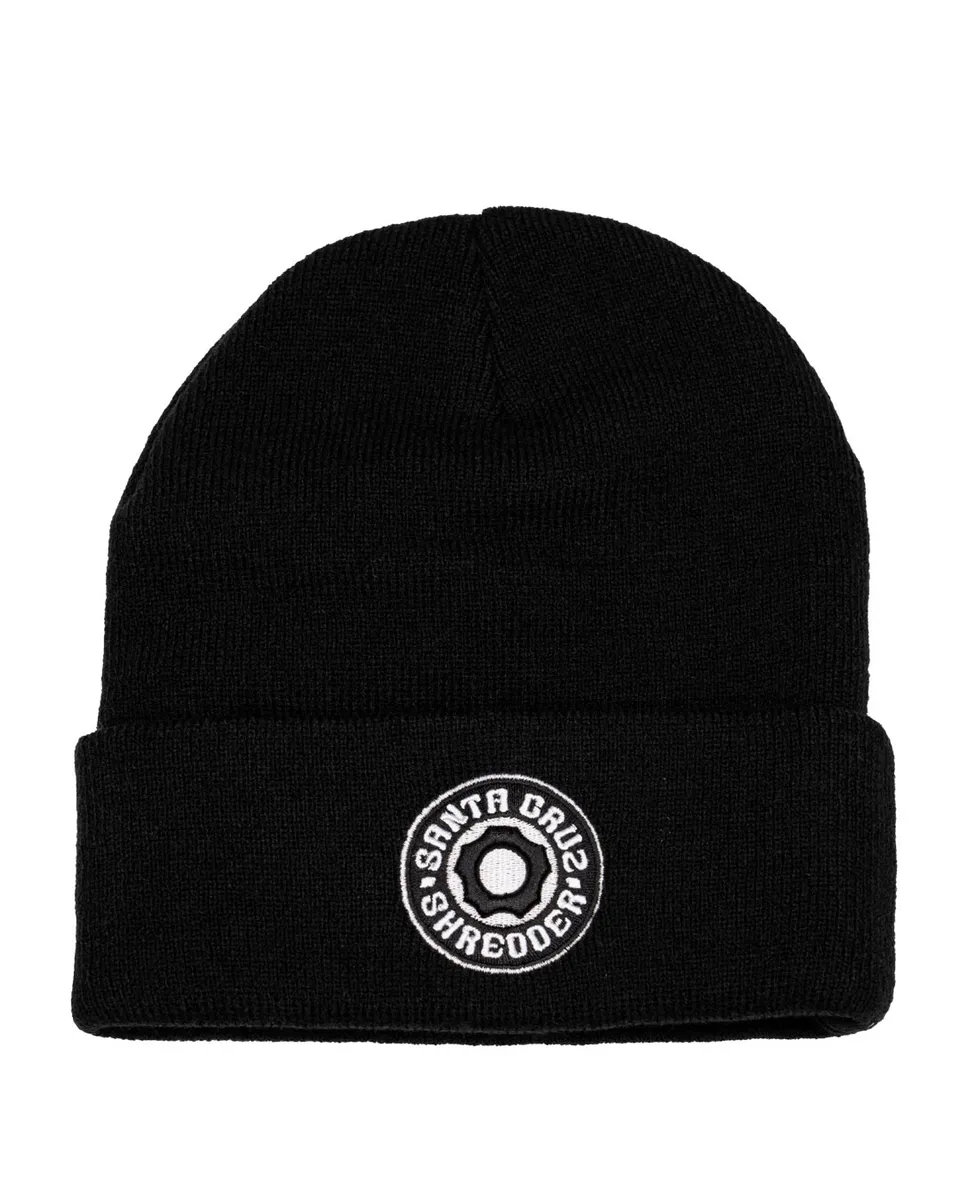 santa-cruz-shredder-signature-cog-beanie-m-tze-schwarz-gestickt image 1