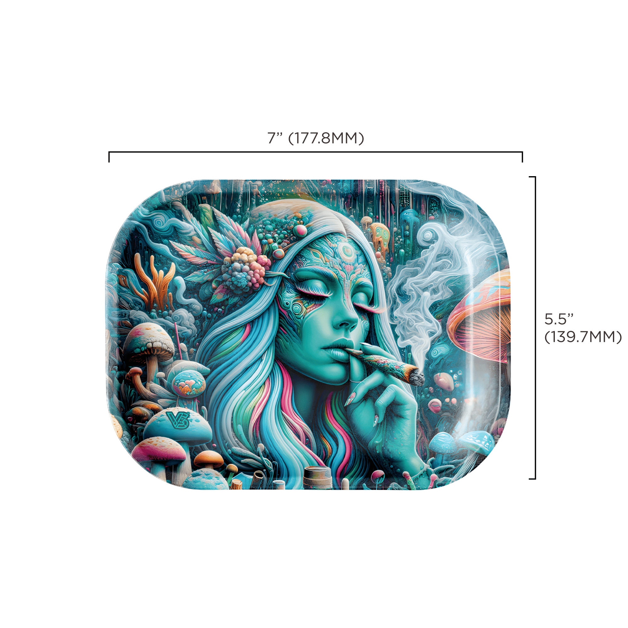 v-syndicate-metal-rollin-tray-forest-medic-drehtablett-small image 2