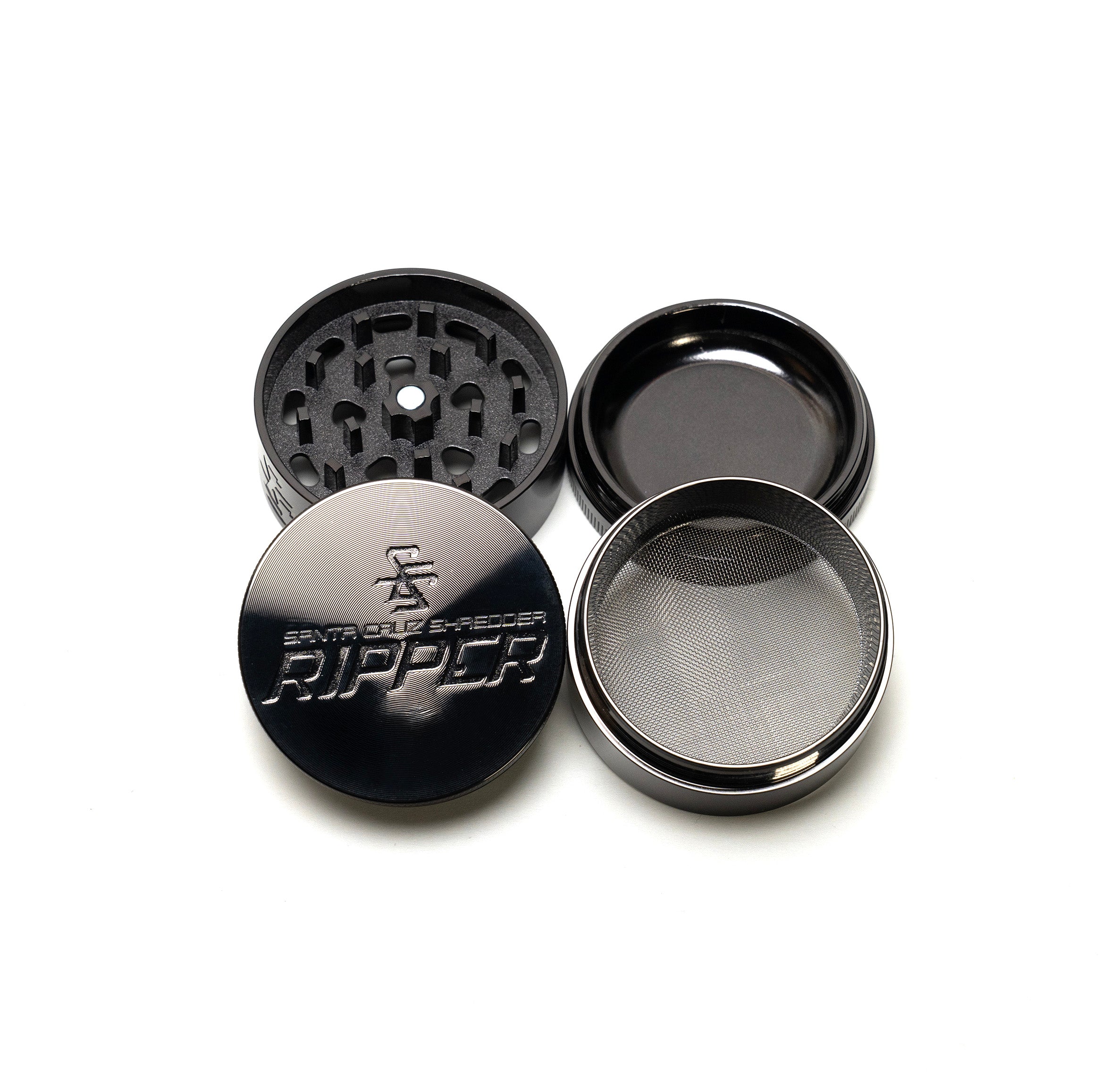 santa-cruz-shredder-ripper-grinder-4-teilig-medium-matt-gold-sieb image 8
