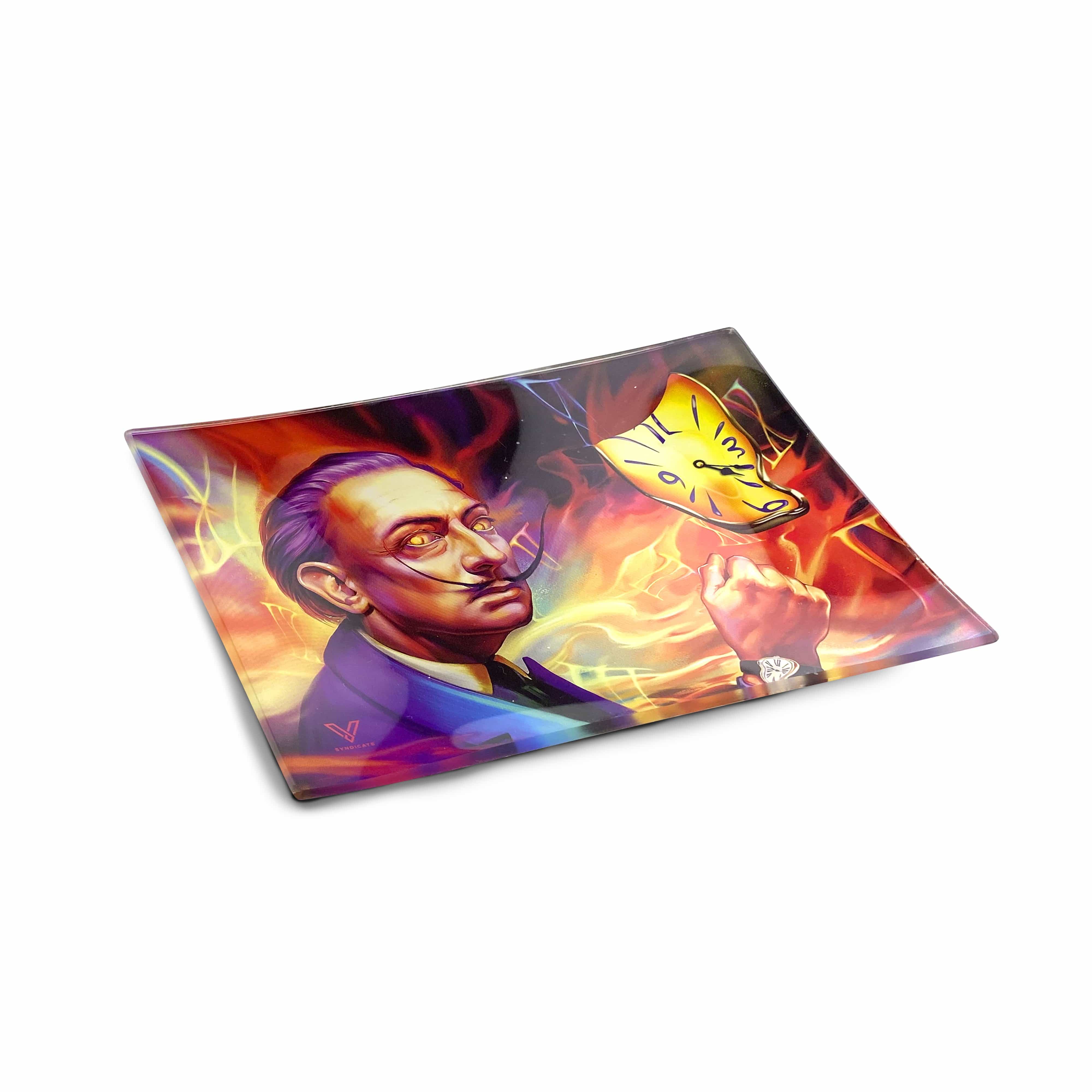 v-syndicate-glass-rollin-tray-drehtablett-dalirious-glas image 2