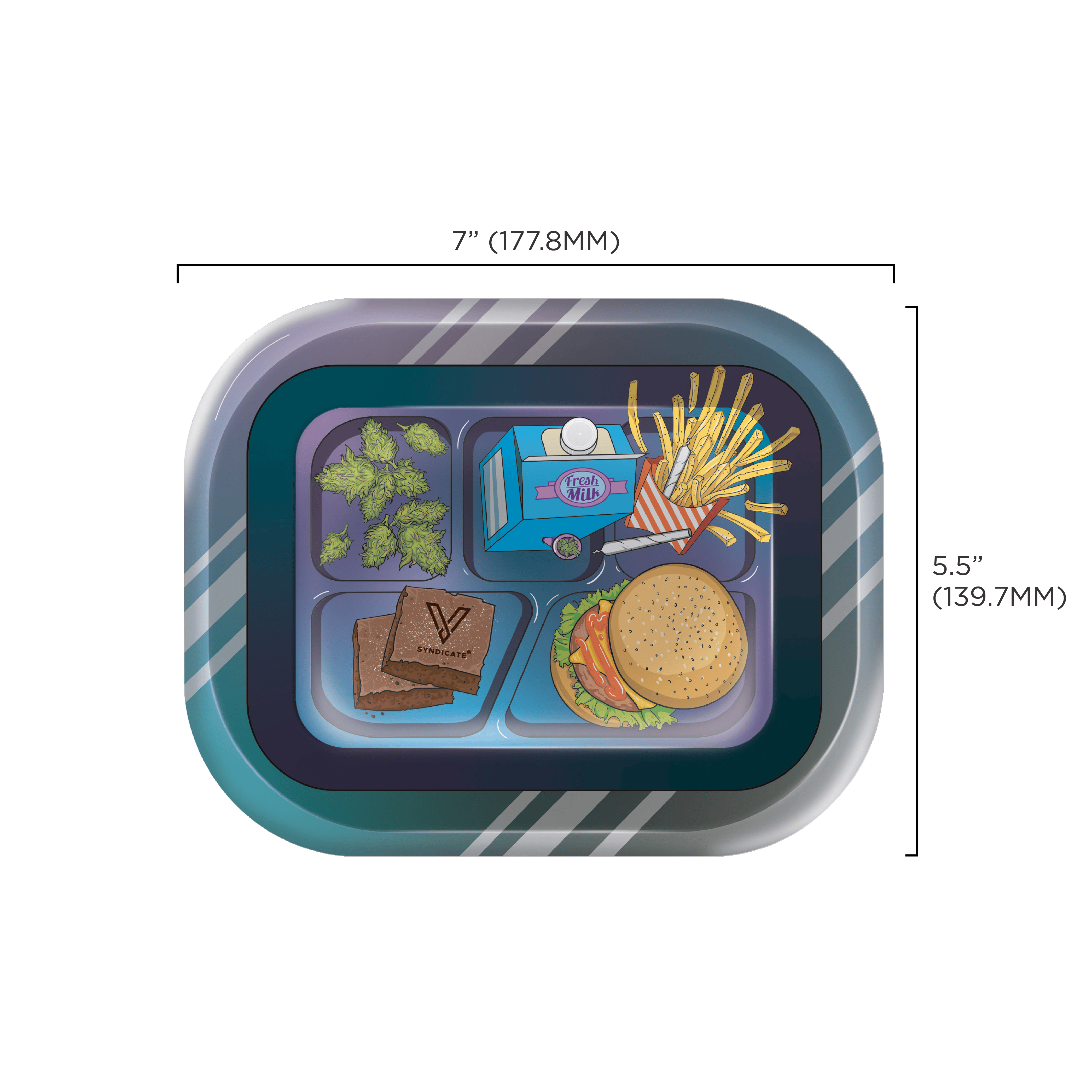 v-syndicate-roll-n-go-munch-time-3d-drehtablett-small-mit-magnetdeckel image 5