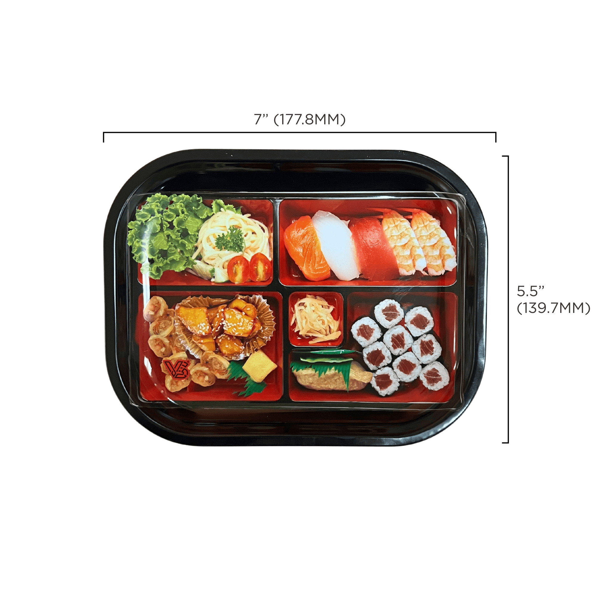 v-syndicate-metal-rollin-tray-bento-box-drehtablett-small-metall image 2