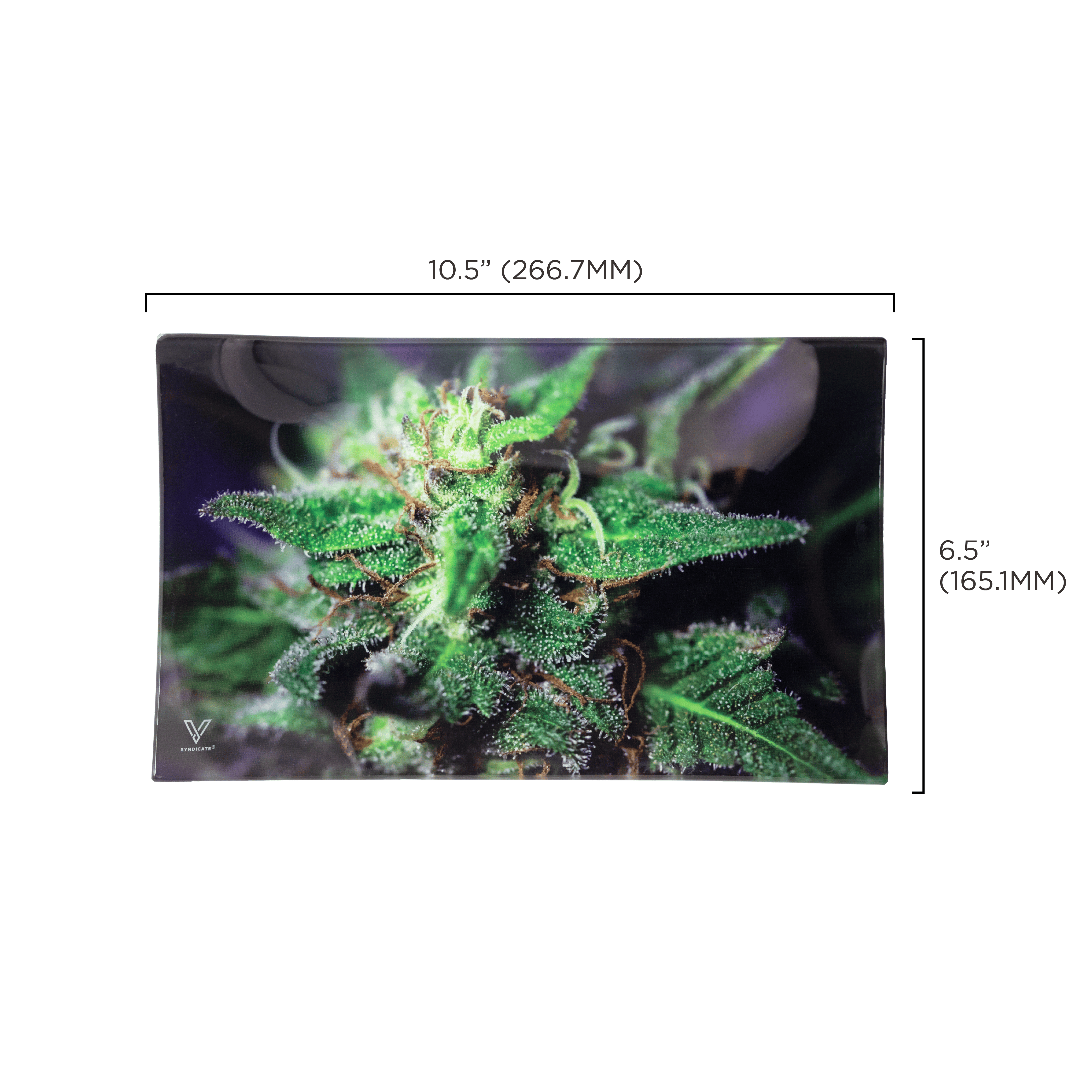 v-syndicate-glass-rollin-tray-blue-dream-drehtablett-glas image 8