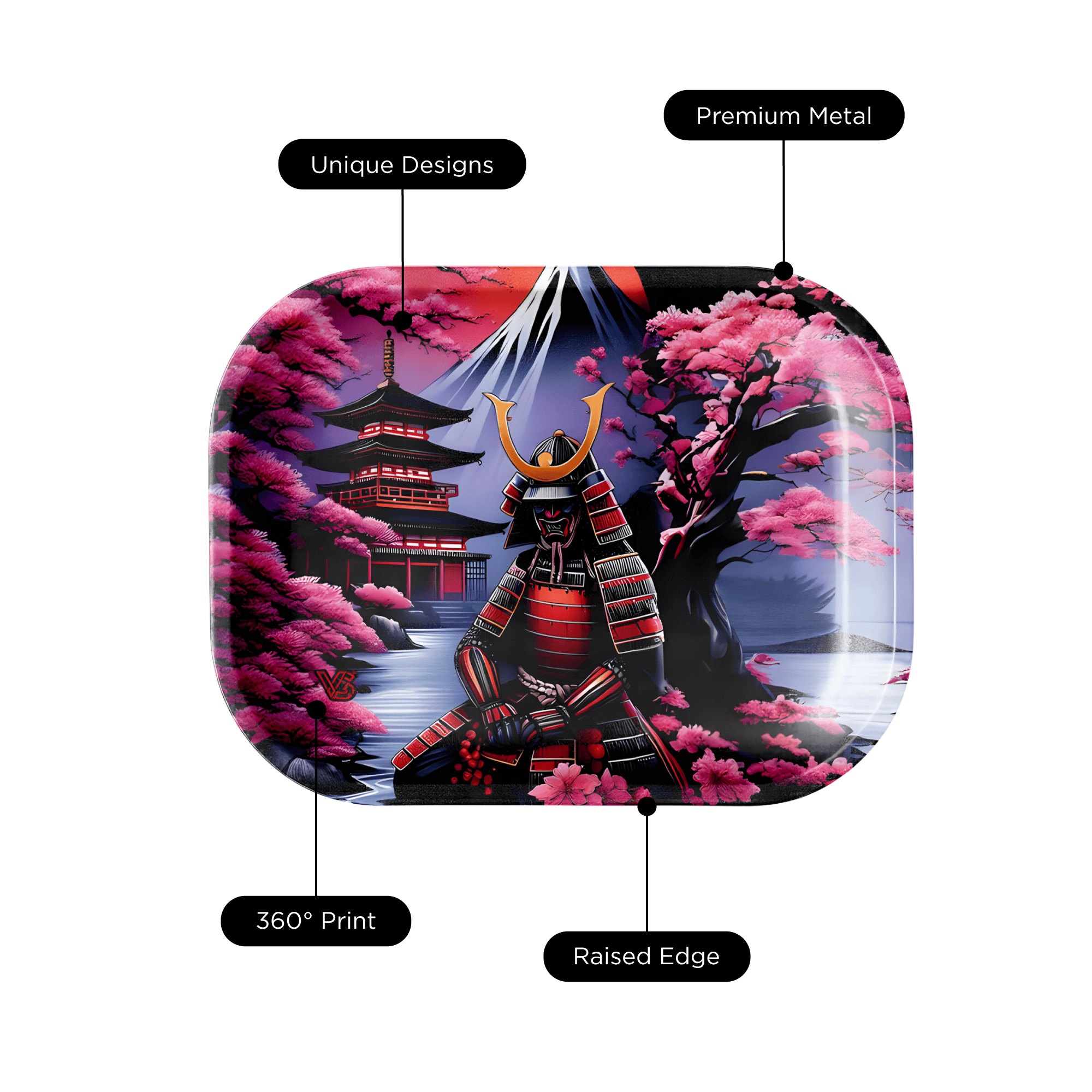 v-syndicate-metal-rollin-tray-shogun-drehtablett-small-metall image 3