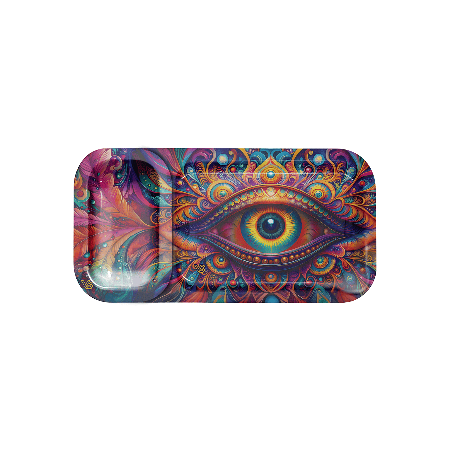 v-syndicate-eye-duotray-2-in-1-metall-tray-mit-aschenbecher image 2