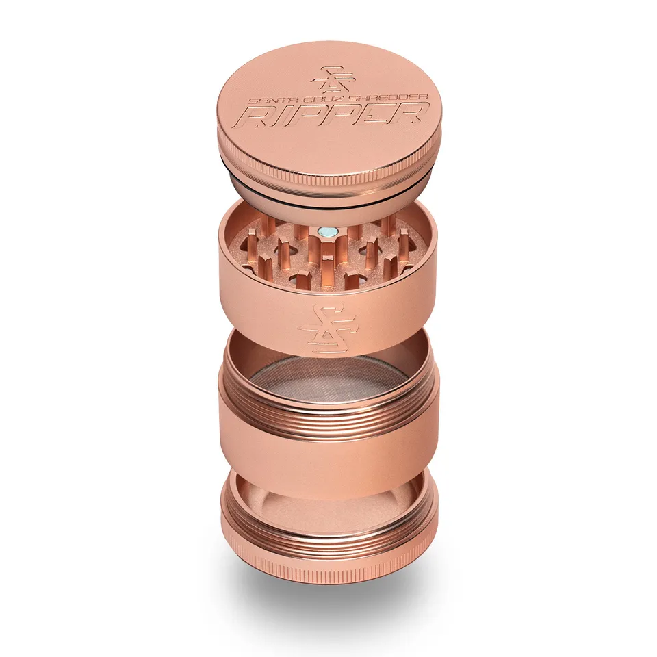 santa-cruz-shredder-ripper-grinder-4-teilig-medium-matt-gold-sieb image 1