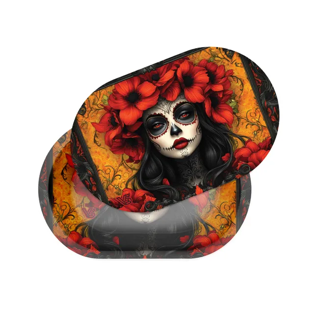 v-syndicate-roll-n-go-calavera-drehtablett-mit-deckel-mini image 1