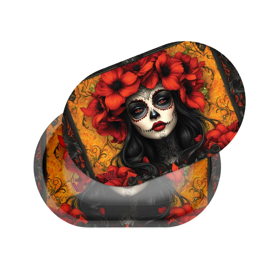 v-syndicate-roll-n-go-calavera-drehtablett-mit-deckel-mini image 1
