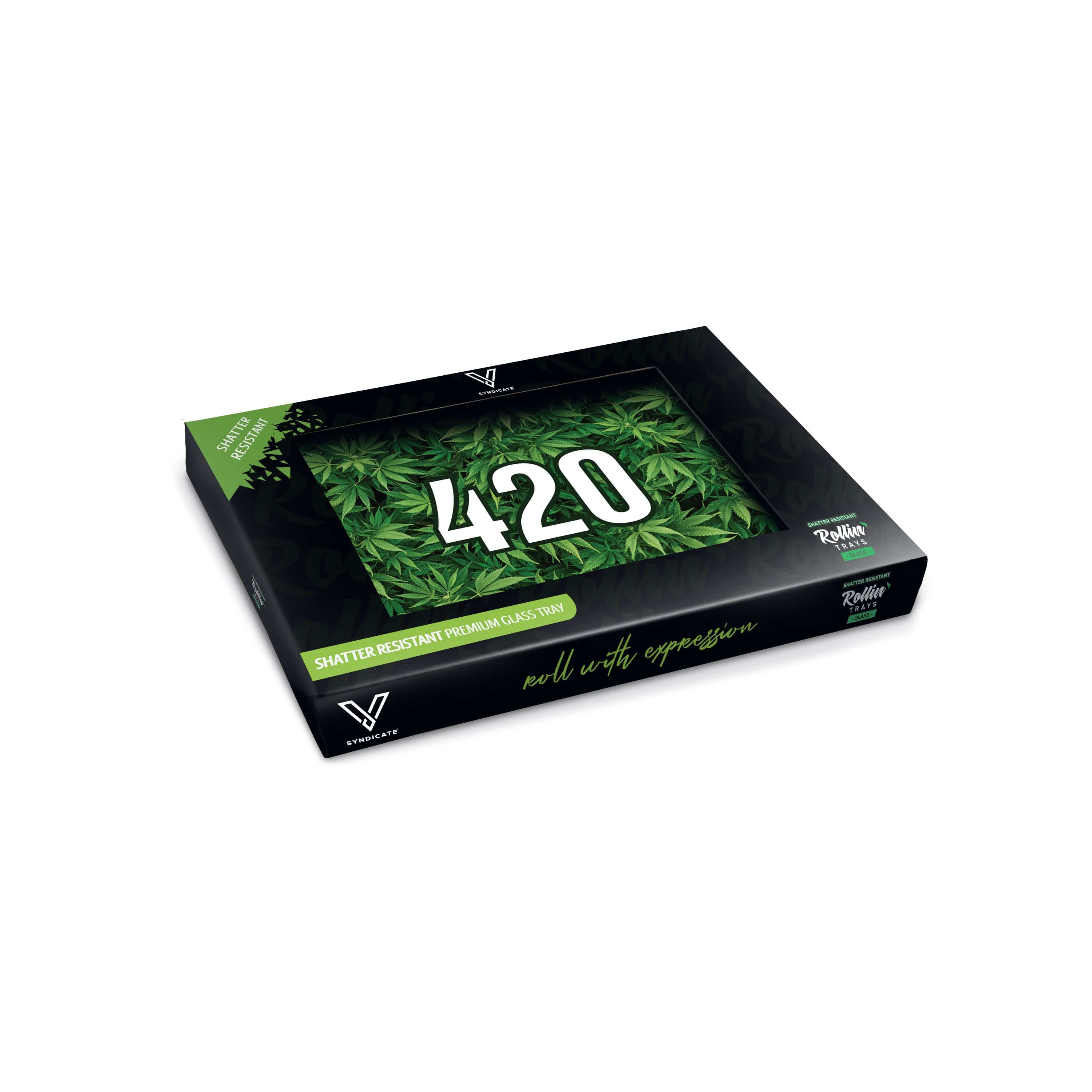 v-syndicate-glass-rollin-tray-420-green-glastablett-small image 5