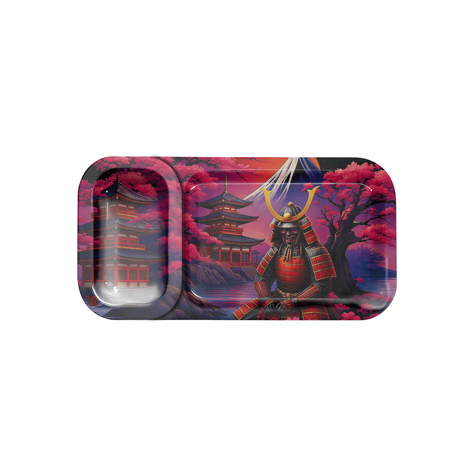 v-syndicate-duotray-shogun-rolling-tray-metall-2-in-1 image 2
