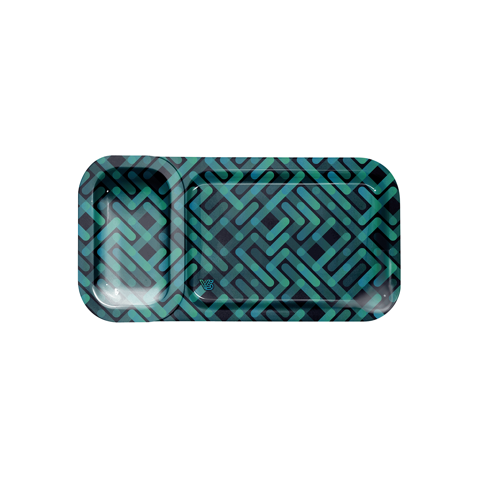 v-syndicate-duotray-stacked-drehtablett-metall-mit-aschenbecher image 2